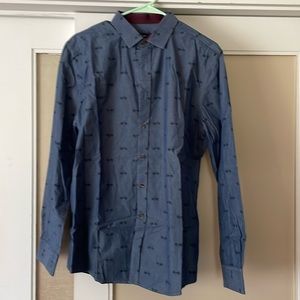 Bike lover button down